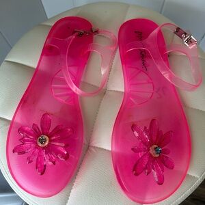 Betsy Johnson jelly sandals
